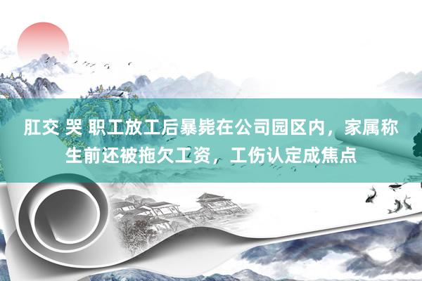 肛交 哭 职工放工后暴毙在公司园区内，家属称生前还被拖欠工资，工伤认定成焦点